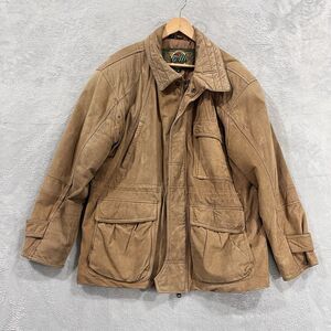VG G-III Global Identity Jacket Mens M Leather‎ Bomber Aviator Flap Pockets